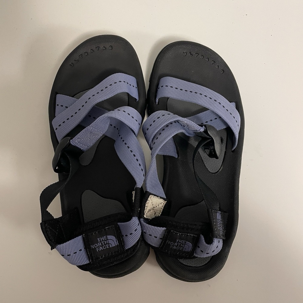 The North Face Ultra Tac Sandals Blue Black Woman Size 7 Hiking Water Shoes - Picture 6 of 9